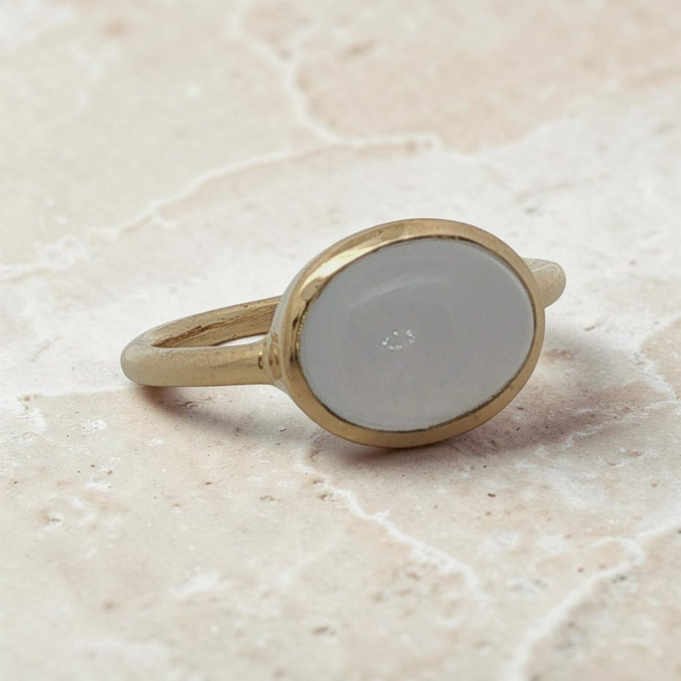 Olga Ribler Anelli: Unikat Ring – Chalzedone Grösse 54 – Nuovo (secondo la descrizione) da Luzern venduto da Schmuckoutlet 3