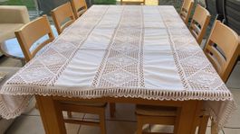 Handarbeit Tischdecke Häkelspitze sehr guter Zustand