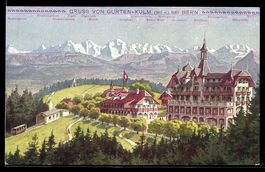 Gurten-Kulm bei Bern, Blick auf Kulm mit