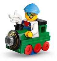 Lego Minifigur Serie 25 - 71045 - Nr.10 - Junge mit Zug