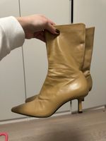 Zara Leder Stiefeletten Gr. 39
