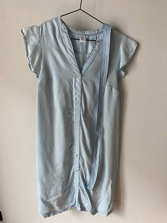 Schwangerschaftsbluse, XS, hellblau