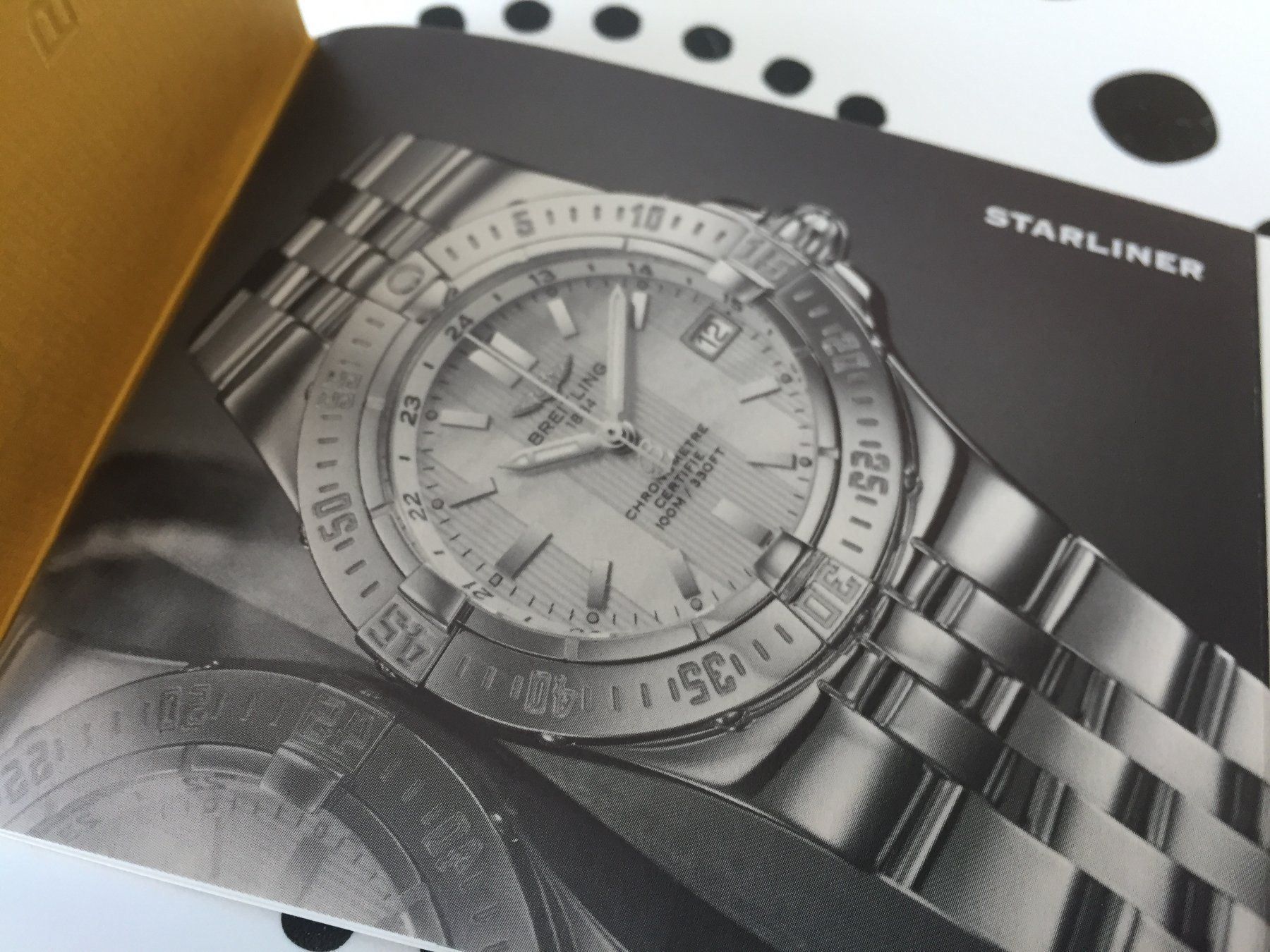 Breitling Documenti: BREITLING STARLINER - OPERATING INSTRUCTIONS _ NEW !!! – Nuovo (secondo la descrizione) da Epalinges venduto da dream-watch 1
