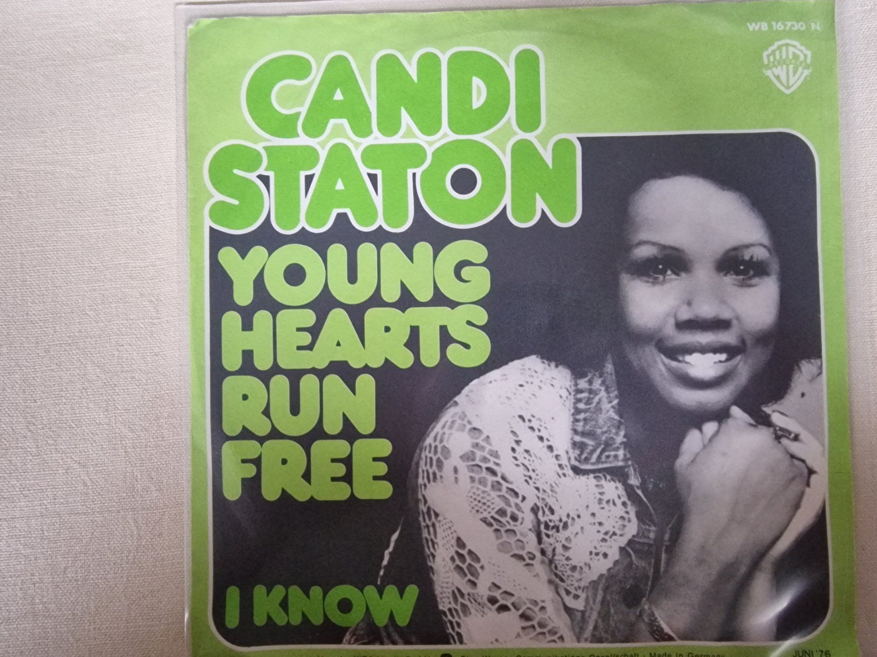 Schallplatten: Candi Staton Single – Young Hearts Run Free / I Know – Gebraucht aus Root von