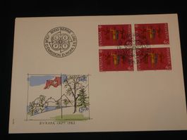 Werbemarken Europa FDC 1982 Nr. 670 4-Block