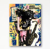 Acid Jazz Neo Expressionismus Pop Art Kunst Bild Modern