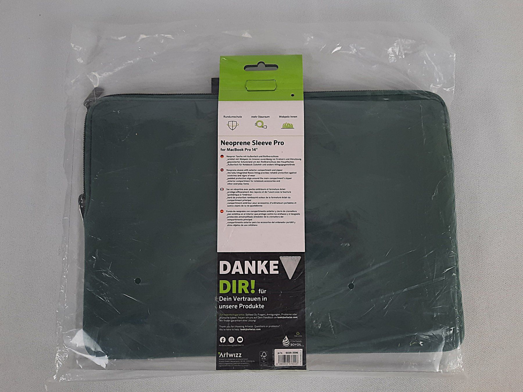 Apple Covers & Taschen: ARTWIZZ Neoprene Sleeve Pro 14 – Neu (gemäss Beschreibung) aus Beinwil am See von Restwert_Beinwil 1