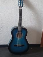 Konzertgitarre MSA C75 blau Farbe gebrauchter Zustand