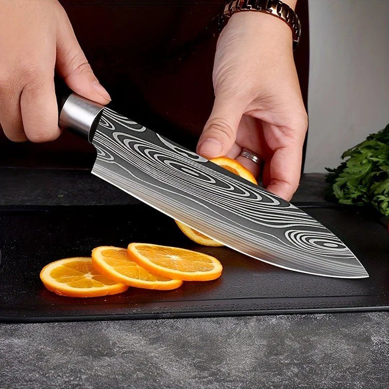 Coltelli da cucina: Messerset Küchenmesser Knochenmesser Zwei-in-Eins 6 Stuck – Nuovo (secondo la descrizione) da Unterägeri venduto da RmOnline 6