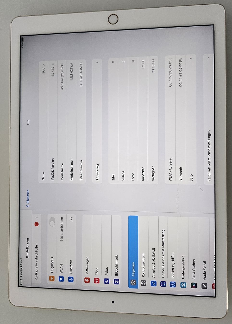 Apple Tablet PC: iPad Pro 12.9" 2015 32GB Wifi – Difettoso da Planken venduto da phi_2dcx 2