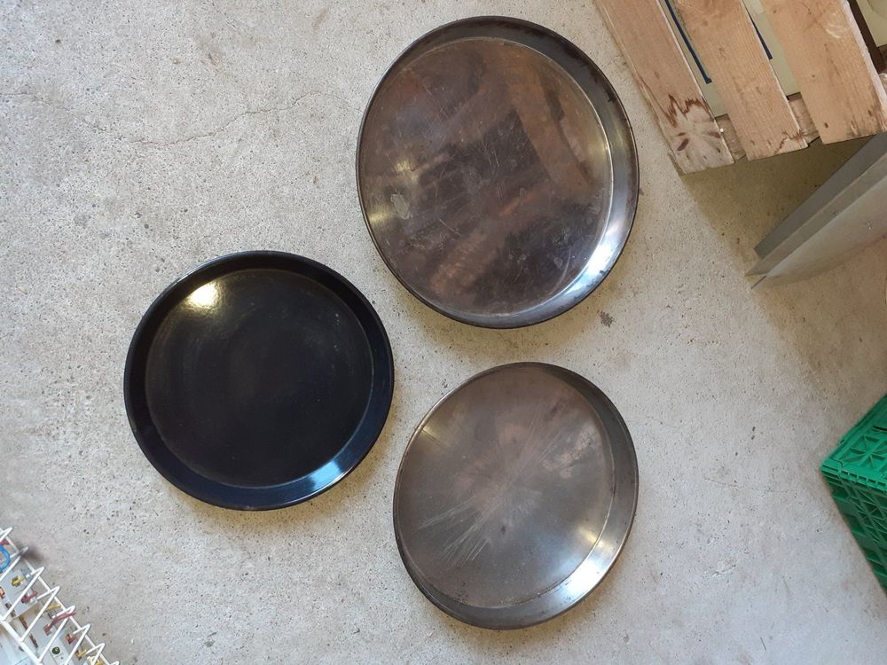 Fauhapyway Runde Backform 30cm - Edelstahl Kuchenform Für Ofen Mit Antihaft