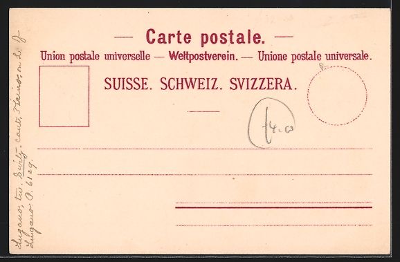 Cartes postales: Litho Lugano, Panorama du Monte S. Salva – D'occasion à Berlin par bartko-reher 1