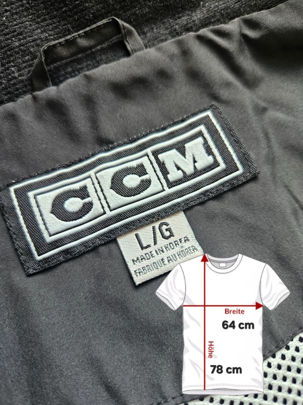 Ccm Canottiere & Pantaloni: EHC Basel Jacke CCM Grösse L EHCB Eishockey Schweiz – Usato da Hägglingen venduto da United-Village-Trade 5