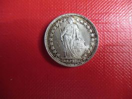 1/2 FRANKEN SILBERMÜNZEN 1952