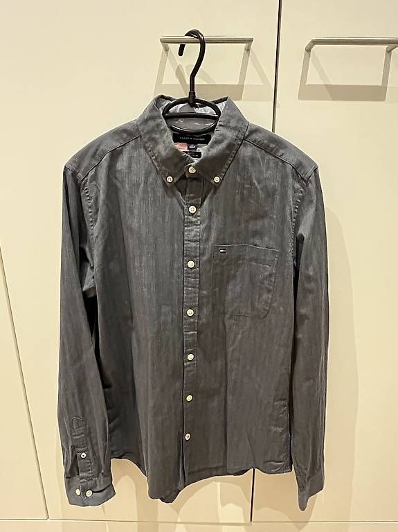 Camicie: Tommy Hilfiger Hemd Grau – Usato da Zürich venduto da BigRock89