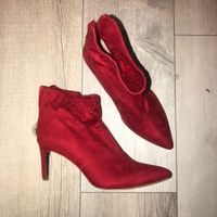 STRADIVARIUS ❤️ bottines Low boots rouges ❤️ 37