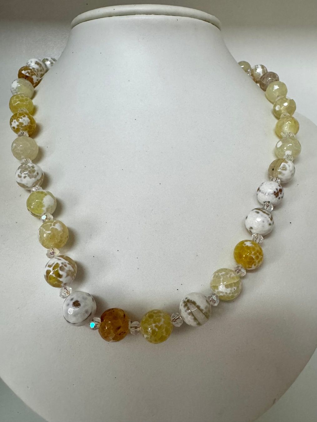 Catenine: Halskette Achat, Tschechischer Kristall – Nuovo (secondo la descrizione) da Biberist venduto da tl-schmuck