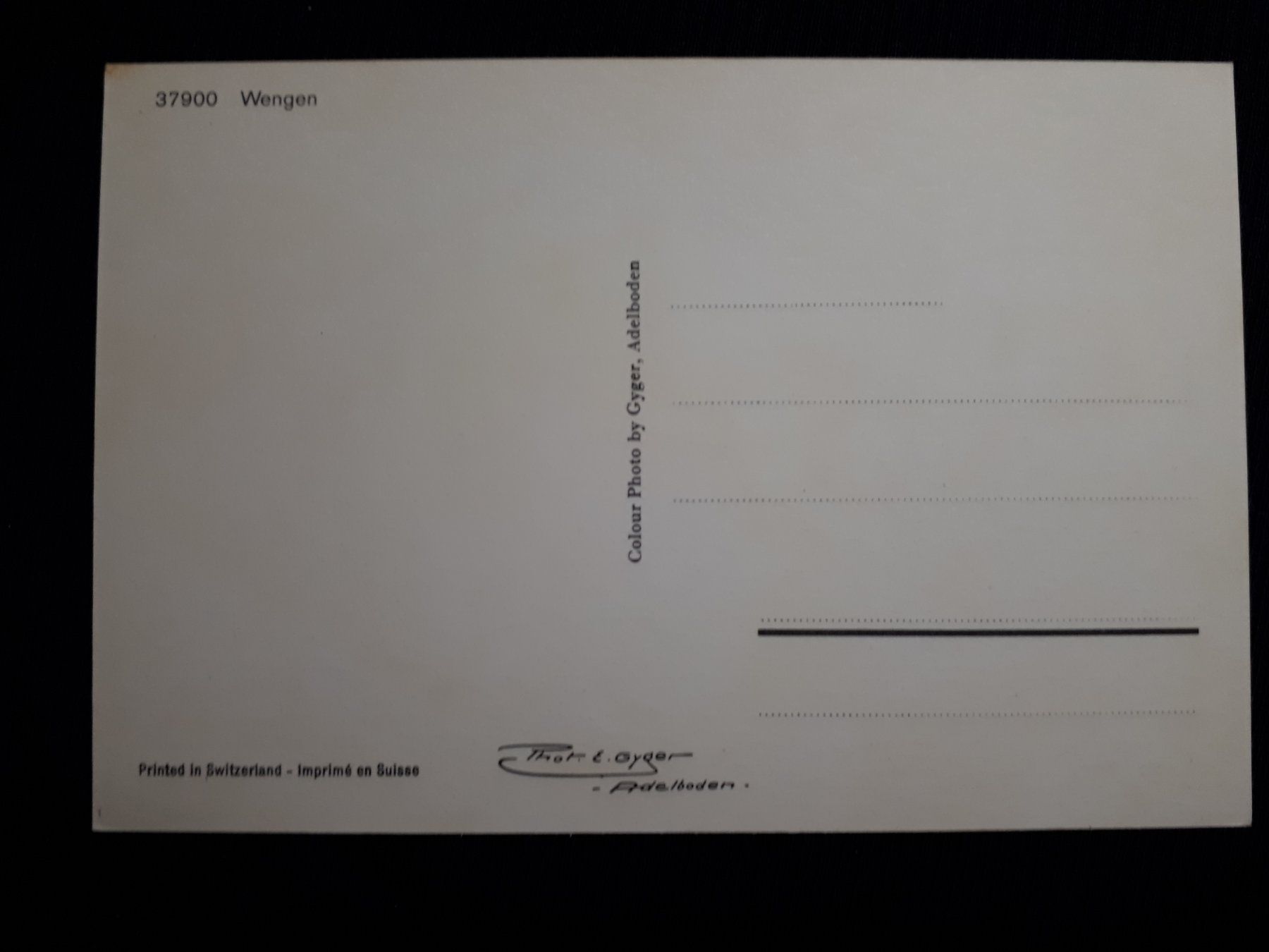 Cartes postales: WENGEN – D'occasion à Ponto Valentino par giorgia06 1