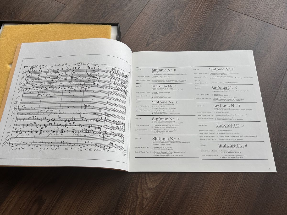 Dischi in vinile: Bruckner: Sämtliche 10 Sinfonien – Usato da Aarburg venduto da Yula24 4
