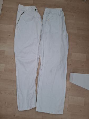 2 weisse (Sommer) Hosen, Versand auch möglich