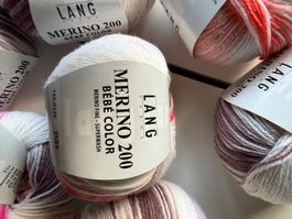 1 Knäuel Merino 200 Bébé Color Lang yarns