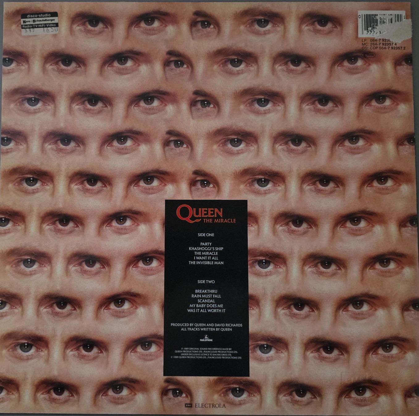 Schallplatten: Queen LP – The Miracle – Gebraucht aus Root von atelier22 1