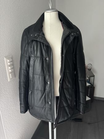 Strokesman's Lederjacke Schwarz Grösse 52 