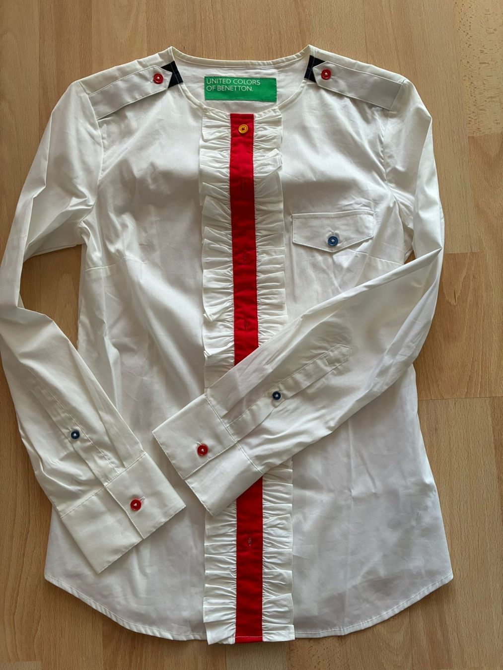 Benetton Camicette: BENETTON DAMEN BLUSE Gr. XS – Usato da winterthur venduto da MEAhealingBrush 2