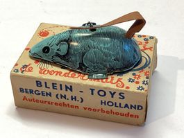 Spielzeug Maus mit Box Vintage