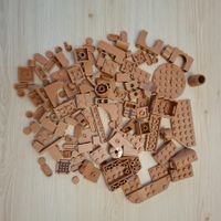 LEGO Bausteine hellbraun gemischt 100 g
