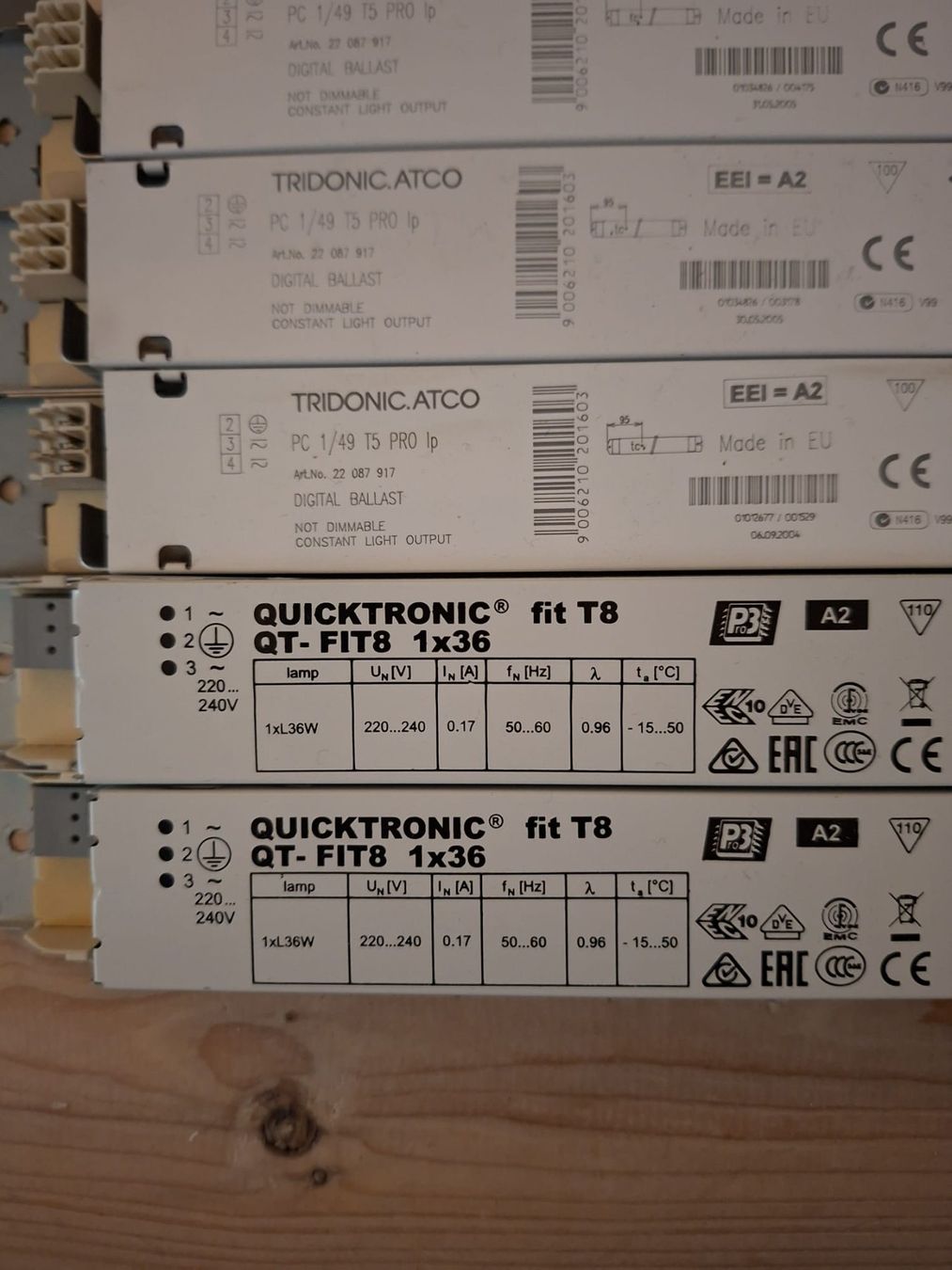 Componenti elettronici: Diverse Vorschaltgeräte – Usato da Emmenmatt venduto da BitHeater