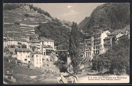 AK Montreux, Les Planches, 1909