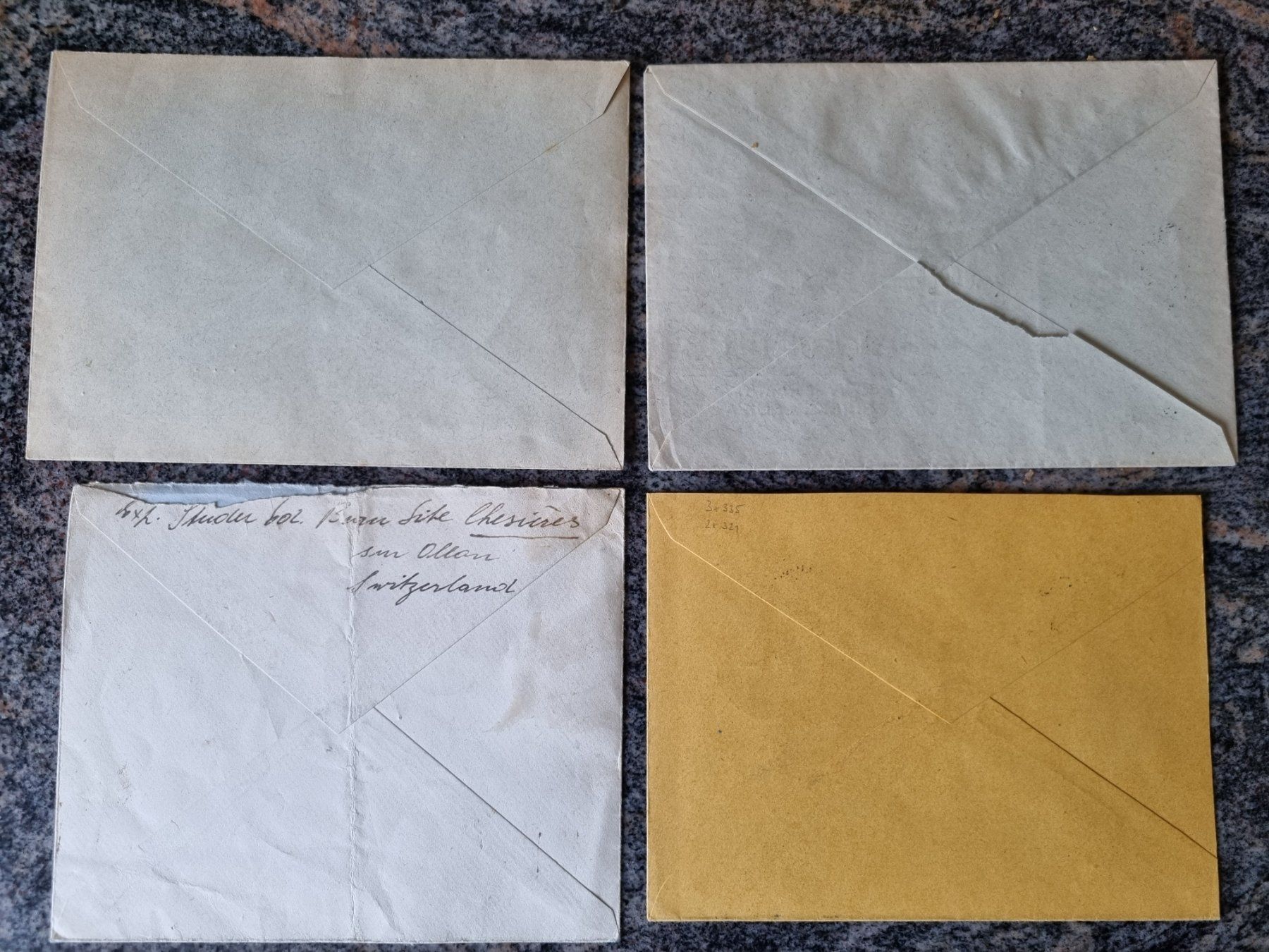 Tutti i francobolli: 8 CH Flugpost Briefe ab 1938 – Usato da Gümligen venduto da Geniusbuy 4