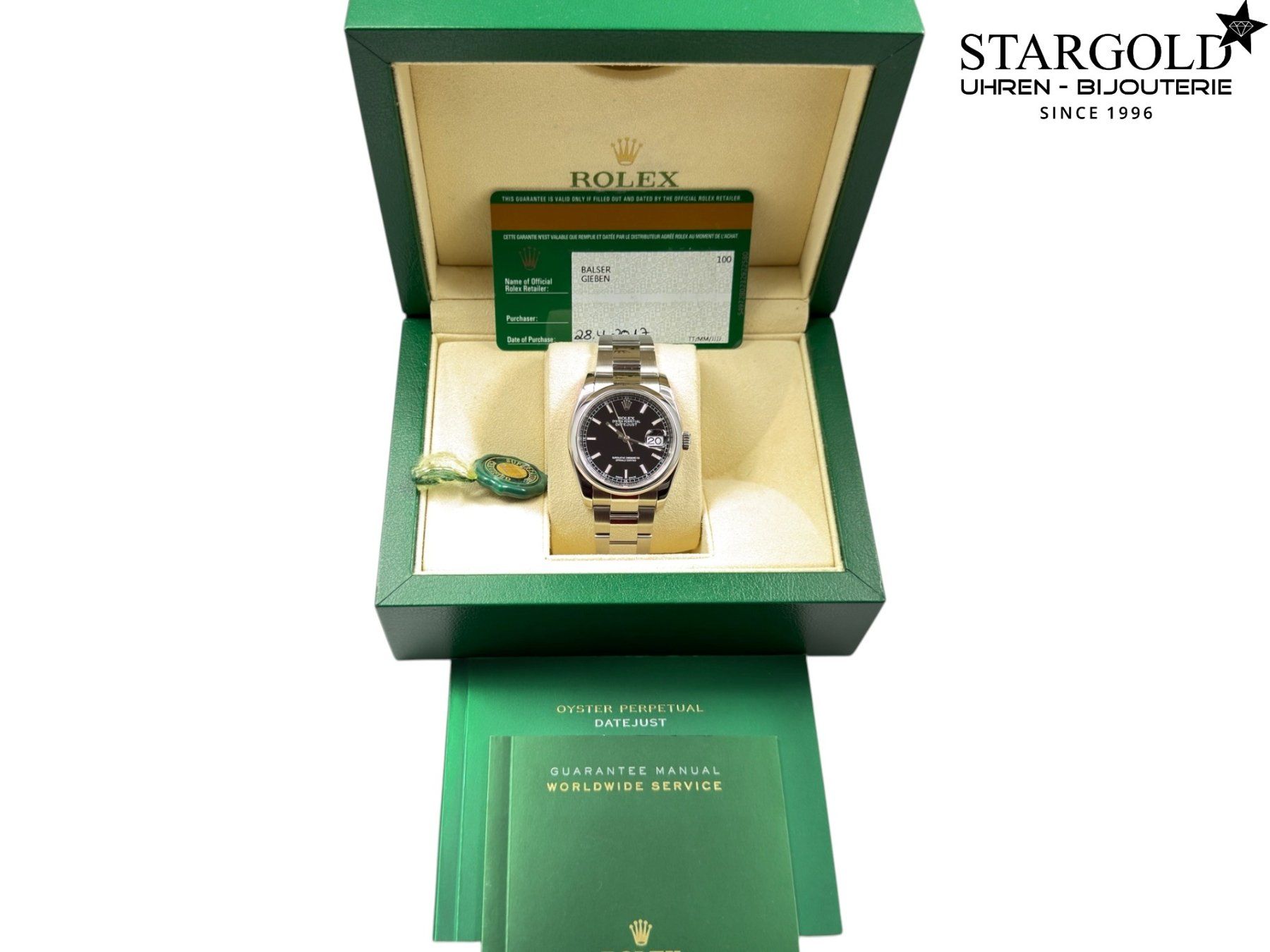 Rolex Uhren: Rolex Datejust 36 - 116200 – Gebraucht aus Zürich von Stargold-Uhren 1