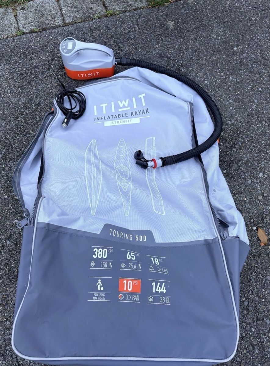 Decathlon Boote: Itiwit Einsitzer Kajak Touring 500 – Gebraucht aus Zürich von LinoVentura 5