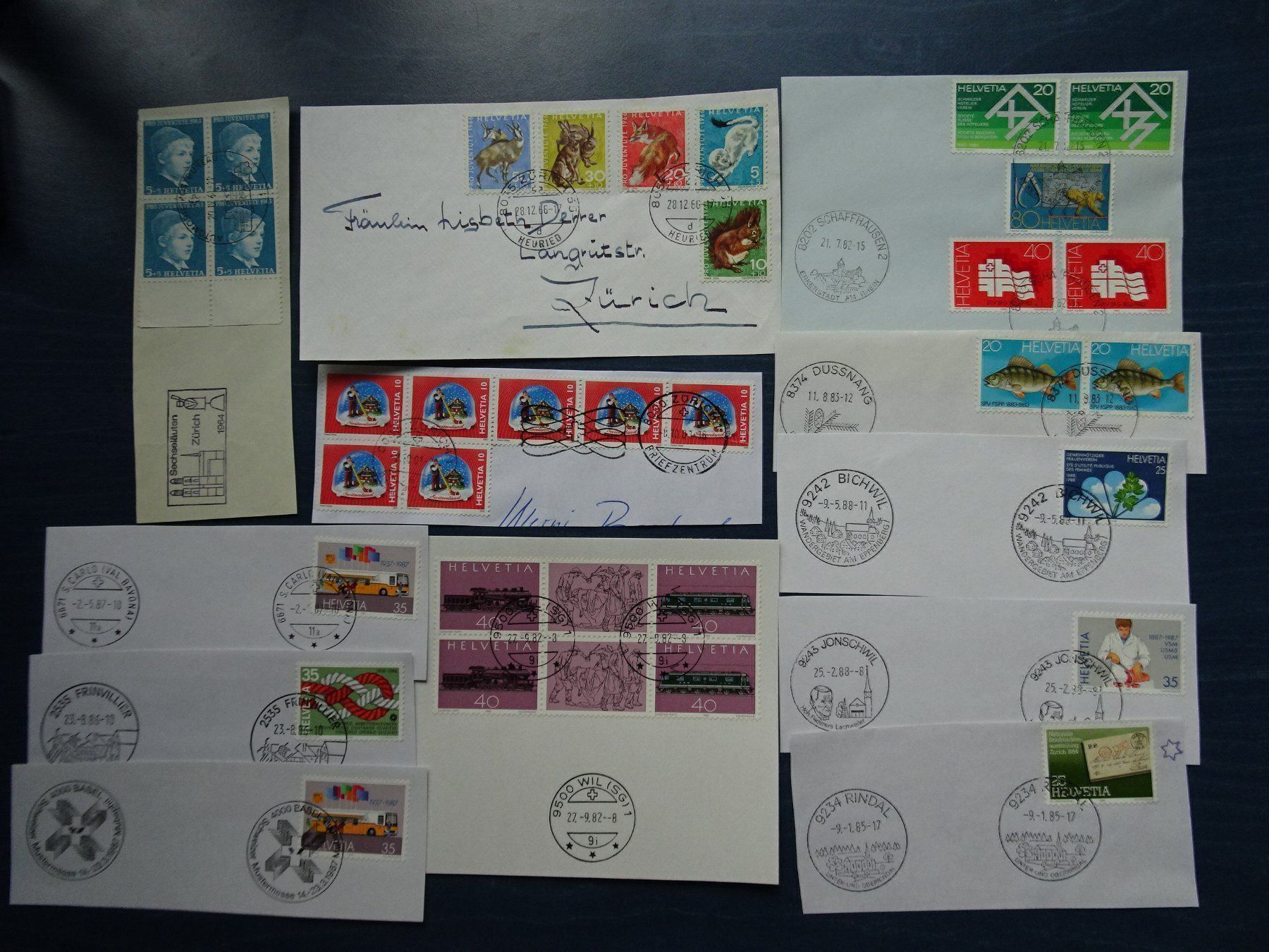 Alle Briefmarken: Rest-Lot  gemischt – Neu (gemäss Beschreibung) aus Aadorf von Chnorli-Furz 4