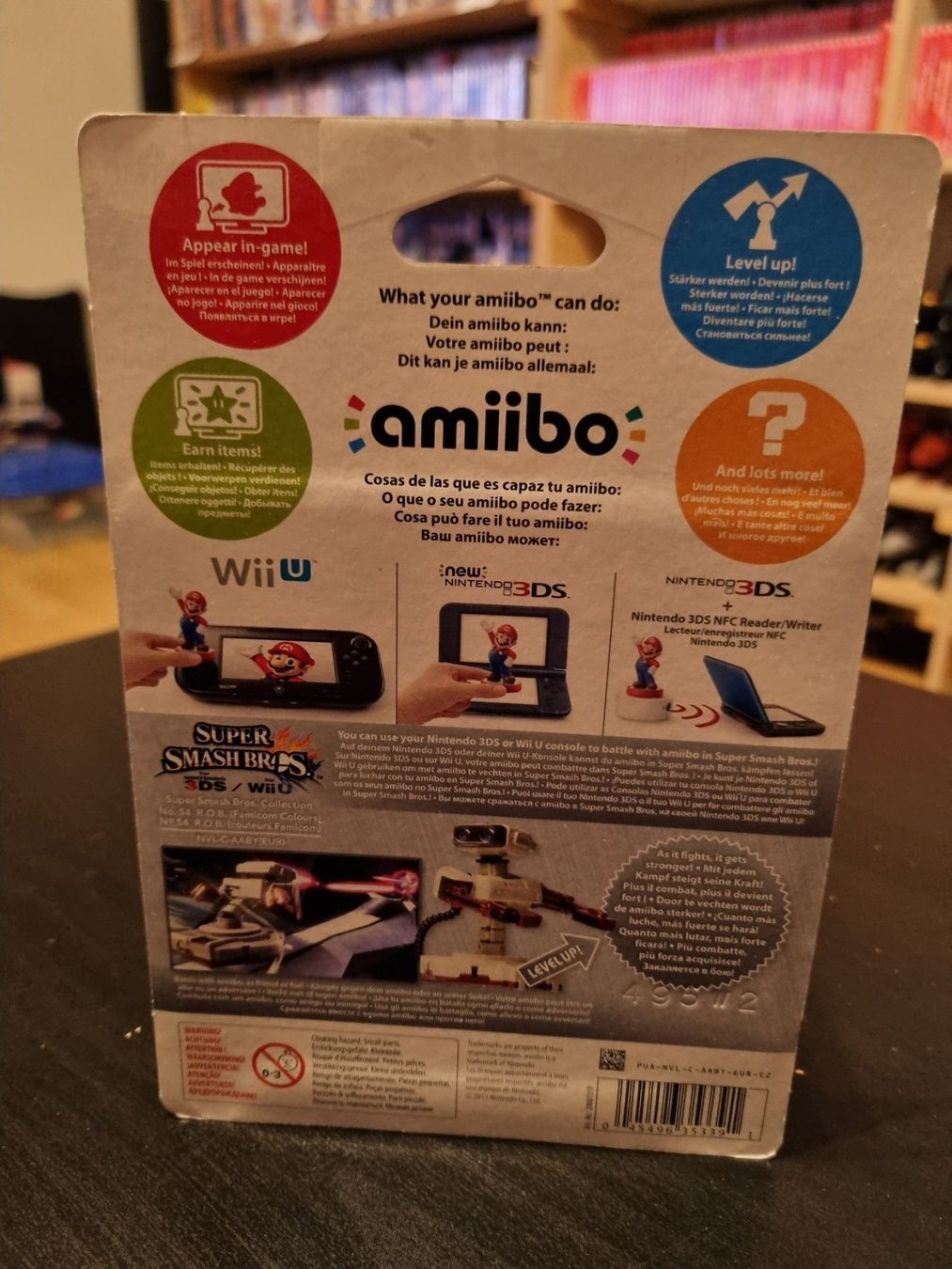 Nintendo Giochi: Neu/OVP amiibo R.O.B. NES Farben Super Smash Bros. – Nuovo e nell'imballaggio originale da Vilters venduto da oOLinkOo 1