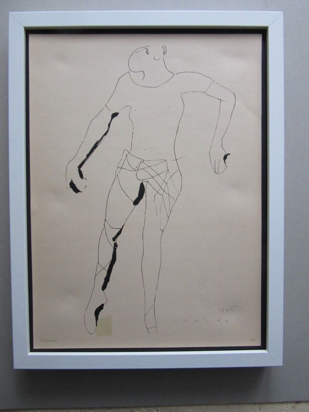 Poster & Bilder: MARINO MARINI  MIT NEUWERTIGEM RAHMEN – Gebraucht aus Gersau von grafik-kunst