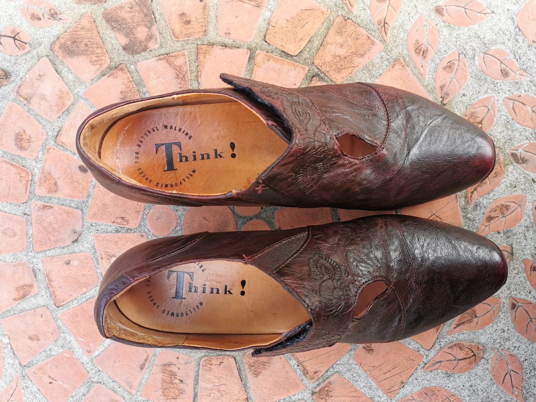 Think Chaussures femmes: Leder-Halbschuh von Think! – D'occasion à Luzern par buypie 2
