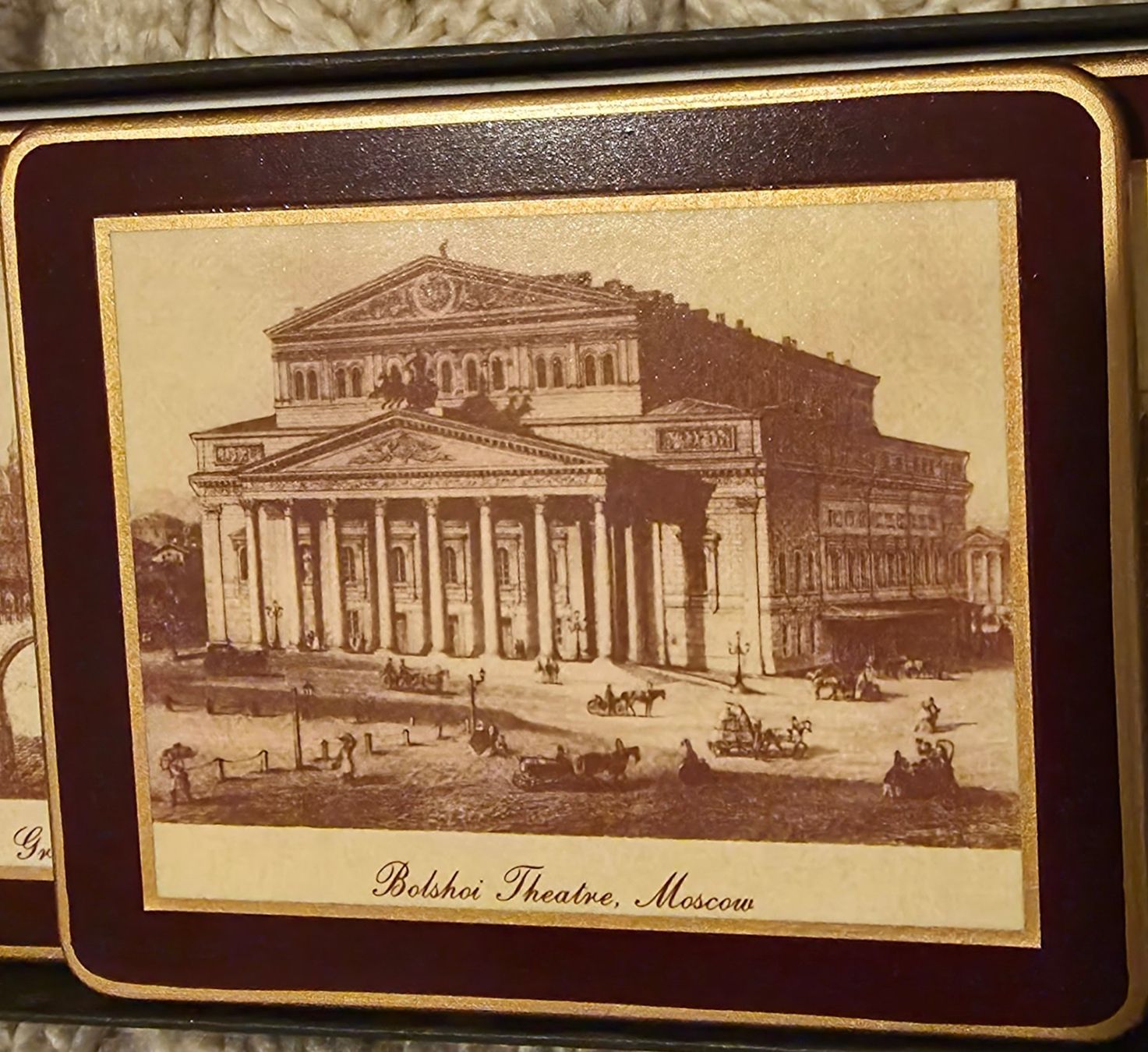 Sottobicchieri: Set de 4 sous-verres "Moscou vintage" – Nuovo (secondo la descrizione) da Genève venduto da BruceKampbell 2