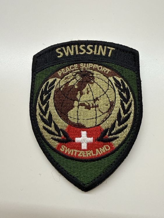 Schweizer Armee Swissint Peace Support Abzeichen / Patch (Neu (gemäss ...