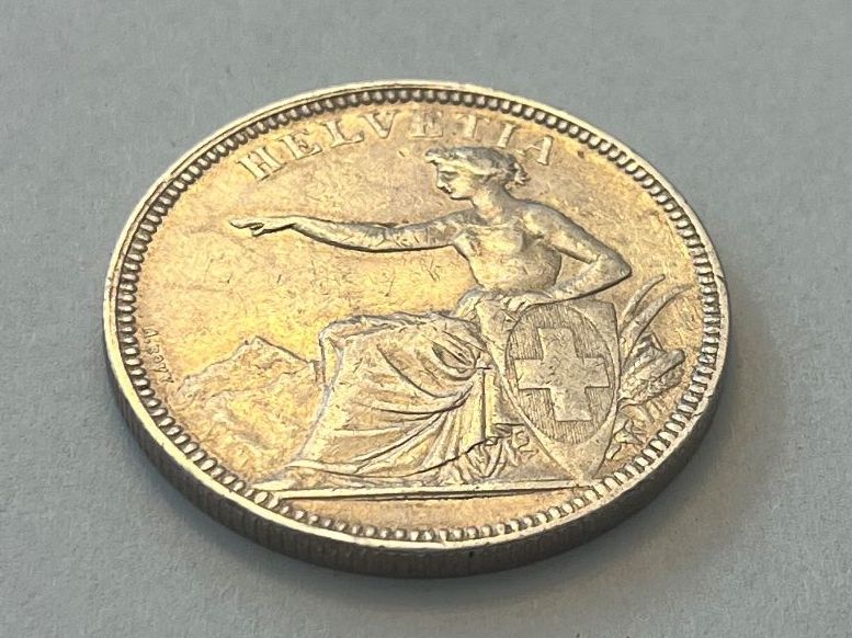 Toutes les monnaies: 5 Franken 1874 B. – D'occasion à Tägerwilen par Beata1sager 5