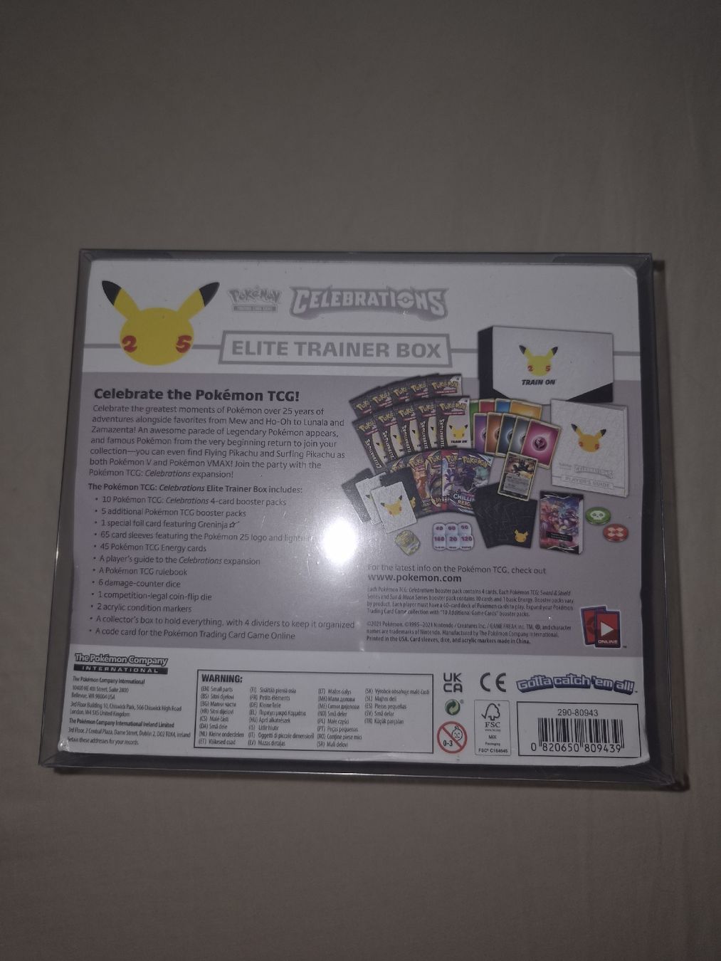 Pokémon Carte collezionabili: ETB 25 TH Celebration  – Nuovo e nell'imballaggio originale da Les Acacias venduto da S.Vieira 1