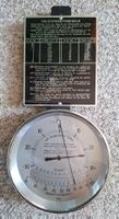 "Hygrometer" Hanni Analog mit Tabelle guter Zustand