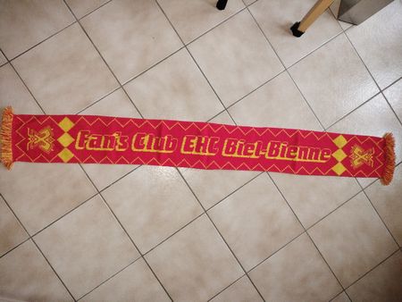 Alter Eishockey Kult Schal EHC Biel