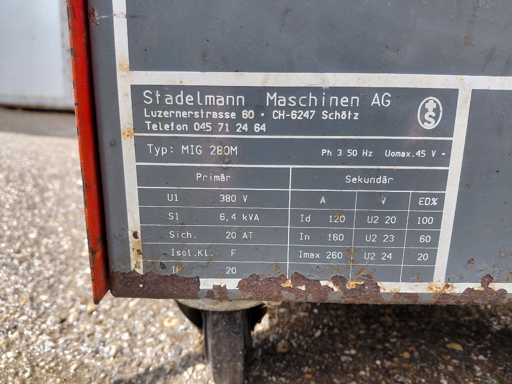Löten & Schweissen: Schweissgerät Stadelmann MIG 280 M – Gebraucht aus Gohl von zxys 2