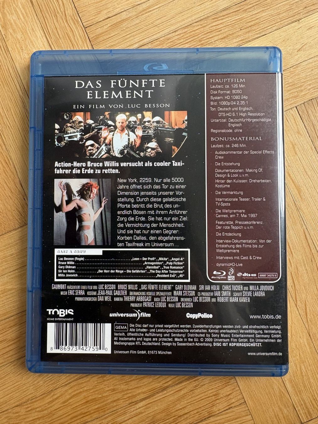 Tutti i DVDs: Das fünfte Element - Blu-ray – Nuovo (secondo la descrizione) da Zürich venduto da Malcom 2