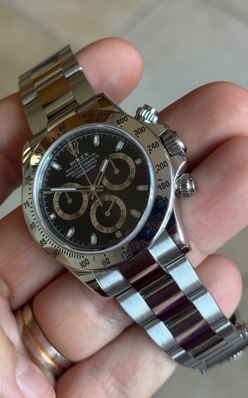 Rolex Orologi: Rolex Cosmograph Daytona ref. 116520 APH Chromalight – Usato da La Corbaz venduto da ts5_567x 2
