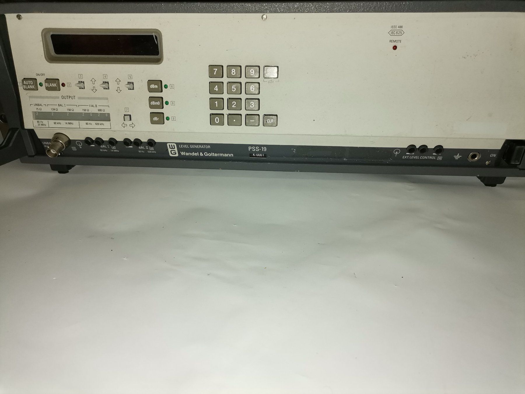 Misurare: Signal Generator Wandel & Goltermann PSS-19 – Difettoso da Kleindöttingen venduto da Katze99
