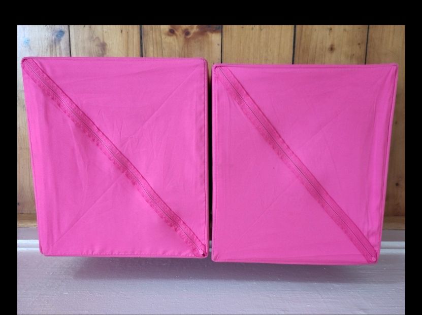 Casse di trasporto: Stoffkisten, pink, von Ikea – Usato da Luzern venduto da Suneha 2